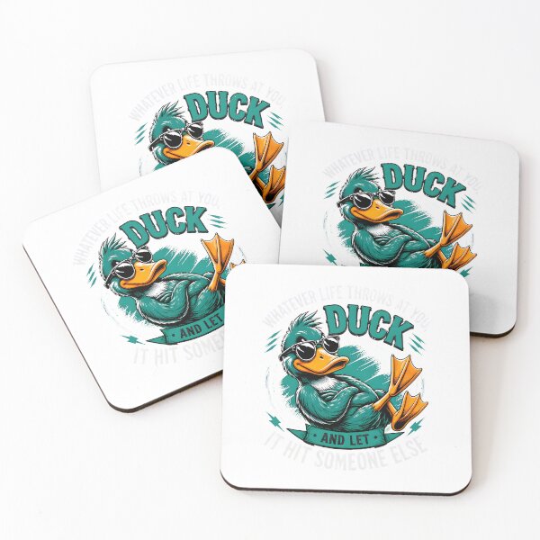 Item preview, Whatever Life Throws At You Duck Funny Sunglasses Duck Pun designed and sold by Maladies.