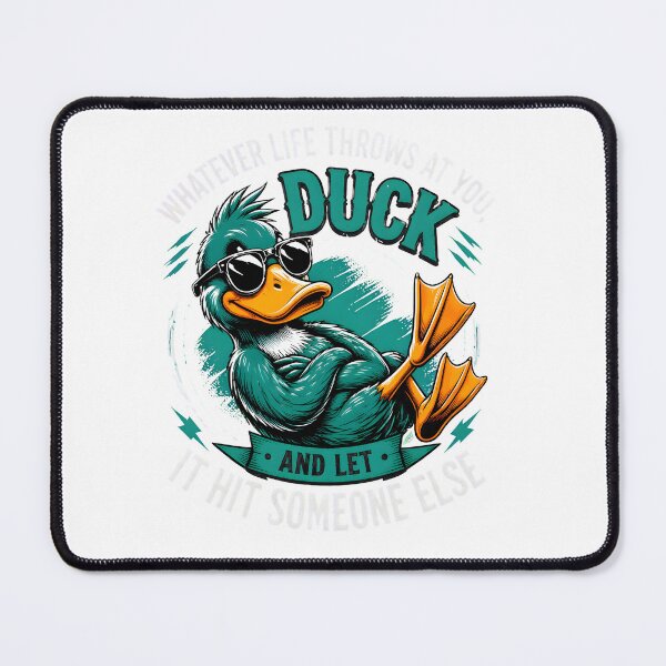 Item preview, Whatever Life Throws At You Duck Funny Sunglasses Duck Pun designed and sold by Maladies.