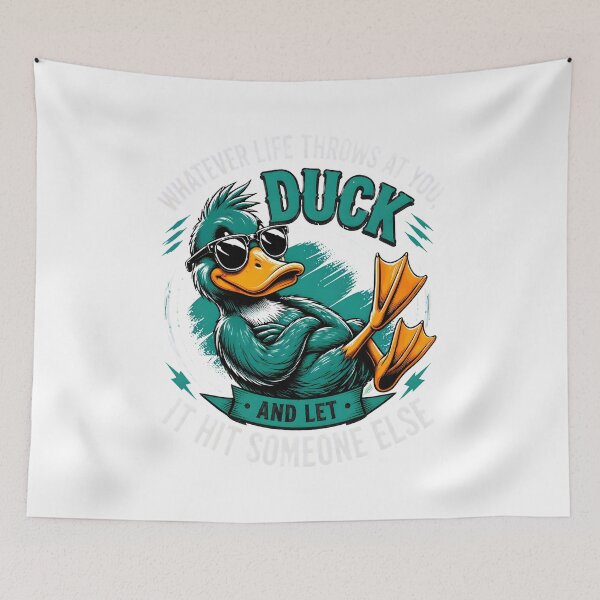Item preview, Whatever Life Throws At You Duck Funny Sunglasses Duck Pun designed and sold by Maladies.