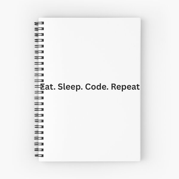 Item preview, Eat Sleep Code Repeat Funny Coding Programmer Quote designed and sold by dlgrowthmedia.
