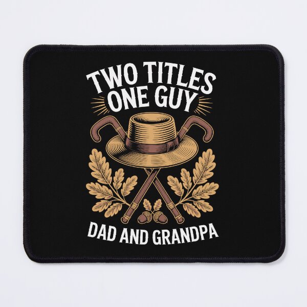 Item preview, Two Titles One Guy Dad And Grandpa – Vintage Hat Art designed and sold by jkrphoto.