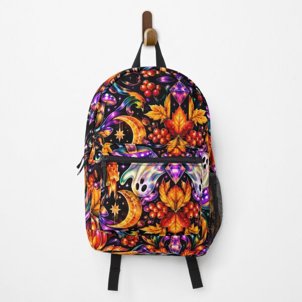 Item preview, Psychedelic Halloween Autumn Seamless Pattern designed and sold by BloomOfDesign.
