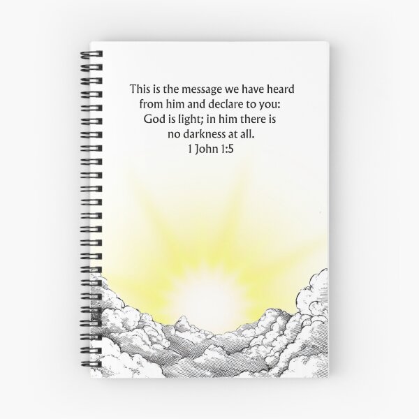 Item preview, God Is Light - 1 John 1:5 designed and sold by QuietBibleLines.