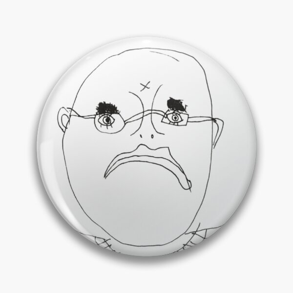Item preview, Mr Dee is Not Impressed – Funny Relatable Line Art Meme designed and sold by EVESTUDIOART.