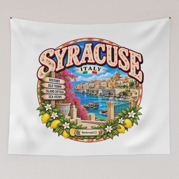 Item preview, Syracuse Sicily – Ortigia Old Town Mediterranean & Dolce Vita designed and sold by Wandervogel123.