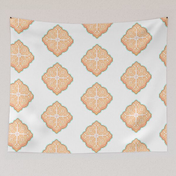 Item preview, Snowflake Pearl-Icing Cookie Sticker (Pixel_Art) designed and sold by EveKrystall.