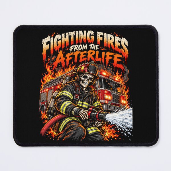 Item preview, Skeleton Firefighter – Fighting Fires from the Afterlife designed and sold by justforart91.