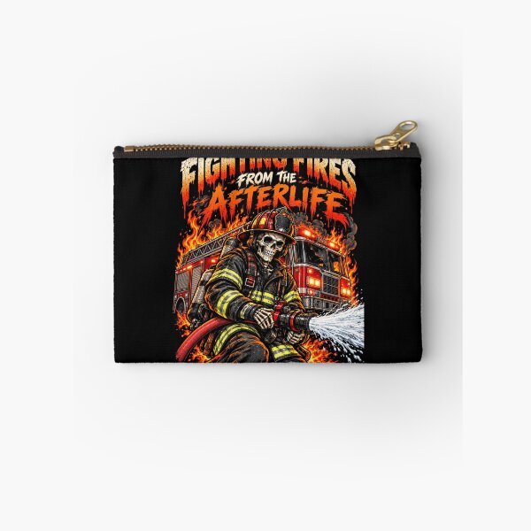 Item preview, Skeleton Firefighter – Fighting Fires from the Afterlife designed and sold by justforart91.
