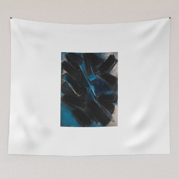 Item preview, Pierre Soulages art - Pierre Soulages artist - Pierre Soulages painting - Pierre Soulages abstract art - Pierre Soulages black painting designed and sold by Rohyadalim.