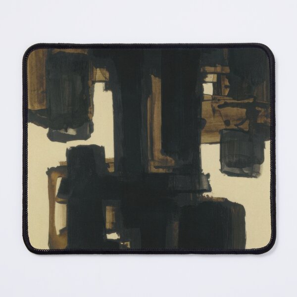 Item preview, Pierre Soulages art - Pierre Soulages artist - Pierre Soulages painting - Pierre Soulages abstract art - Pierre Soulages black painting designed and sold by Rohyadalim.
