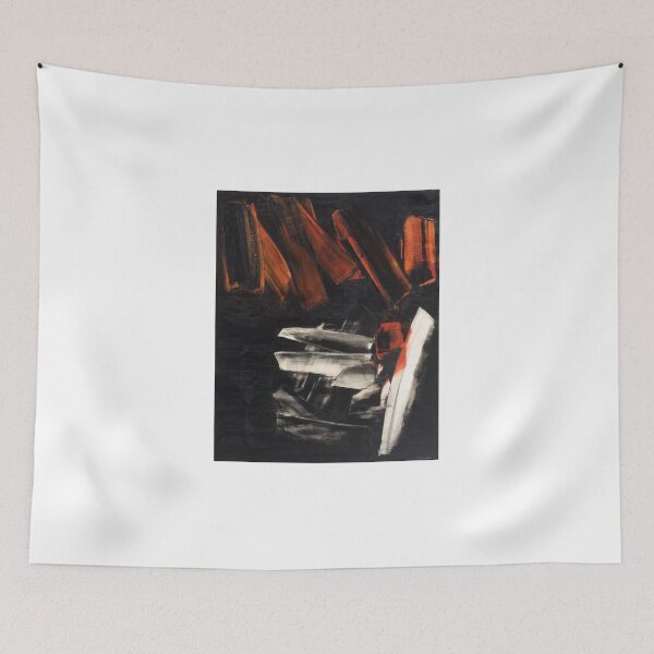 Item preview, Pierre Soulages art - Pierre Soulages artist - Pierre Soulages painting - Pierre Soulages abstract art - Pierre Soulages black painting designed and sold by Rohyadalim.