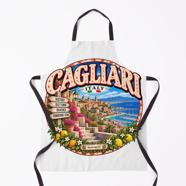 Item preview, Cagliari Sardinia – Old Town Mediterranean & Dolce Vita designed and sold by Wandervogel123.