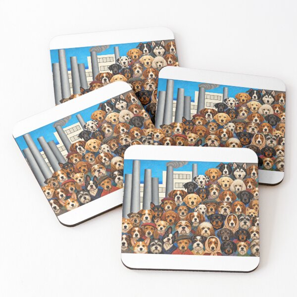 Item preview, Quadro famoso versão cachorros designed and sold by Renata Carlomagno.