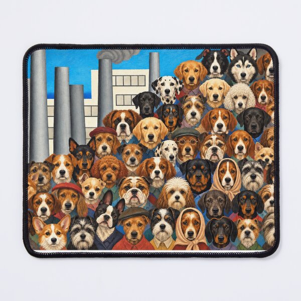 Item preview, Quadro famoso versão cachorros designed and sold by Renata Carlomagno.