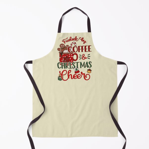 Item preview, Fueled By Coffee And Christmas Cheer Colorful Holiday I designed and sold by Lemon Pepper.