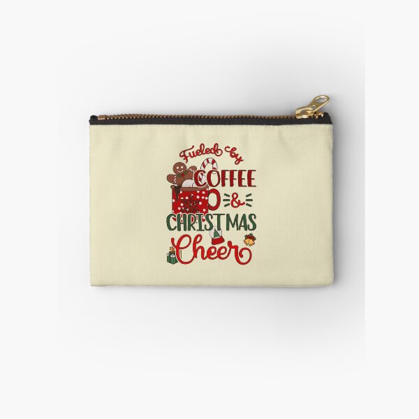 Item preview, Fueled By Coffee And Christmas Cheer Colorful Holiday I designed and sold by Lemon Pepper.