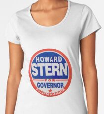 Howard Stern For Governor Premium Scoop T-Shirt