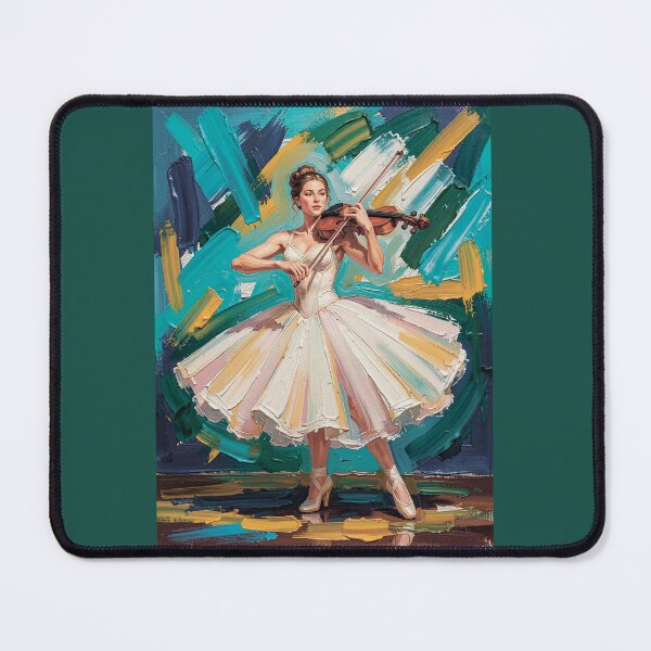 Item preview, A female violinist playing the violin. designed and sold by MagelliShop.