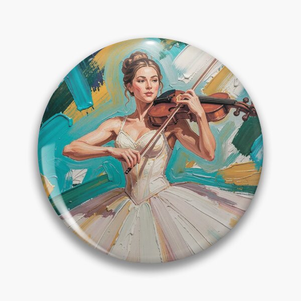 Item preview, A female violinist playing the violin. designed and sold by MagelliShop.