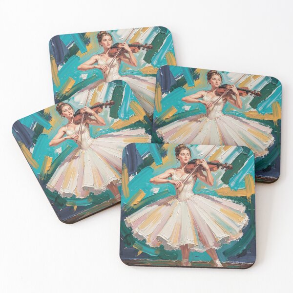 Item preview, A female violinist playing the violin. designed and sold by MagelliShop.