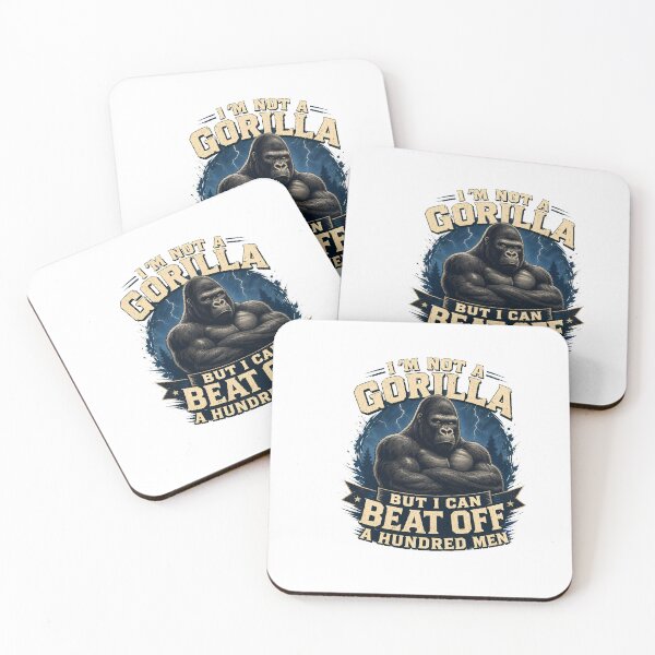 Item preview, Funny Gorilla Beat Off 100 Men designed and sold by Maladies.