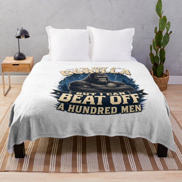 Item preview, Funny Gorilla Beat Off 100 Men designed and sold by Maladies.