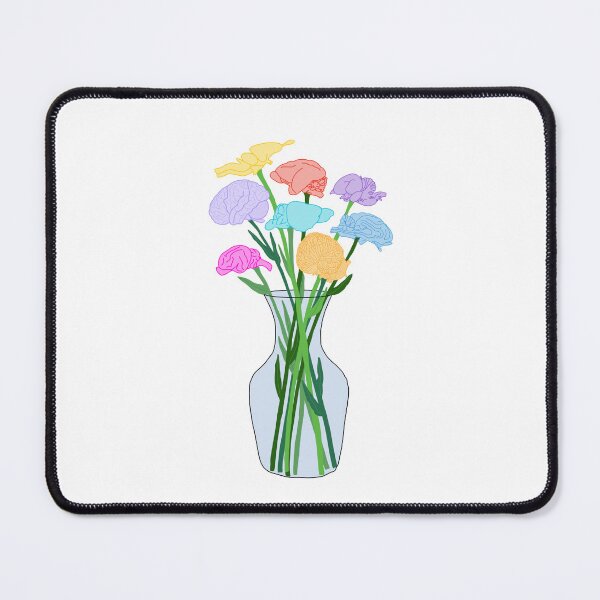 Item preview, Colorful Rainbow Brain Flower Bouquet designed and sold by Levi & Koda Studio.
