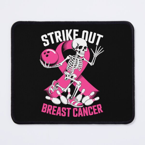 Item preview, Strike Out Breast Cancer – Skeleton Bowling Pink Ribbon Art designed and sold by jkrphoto.