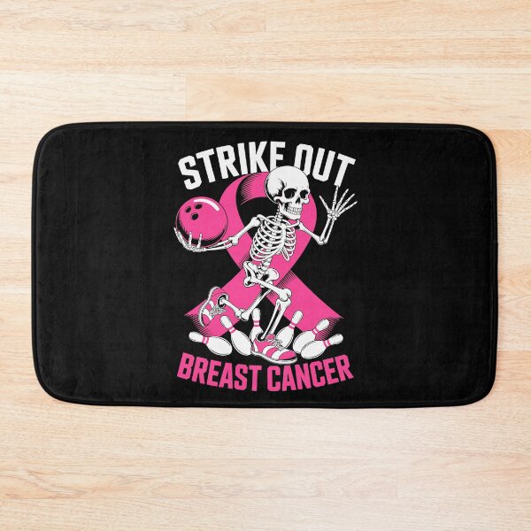 Item preview, Strike Out Breast Cancer – Skeleton Bowling Pink Ribbon Art designed and sold by jkrphoto.