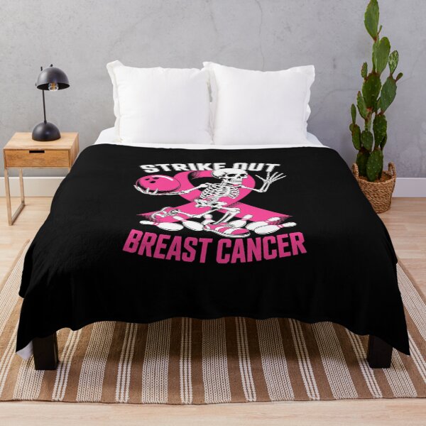 Item preview, Strike Out Breast Cancer – Skeleton Bowling Pink Ribbon Art designed and sold by jkrphoto.