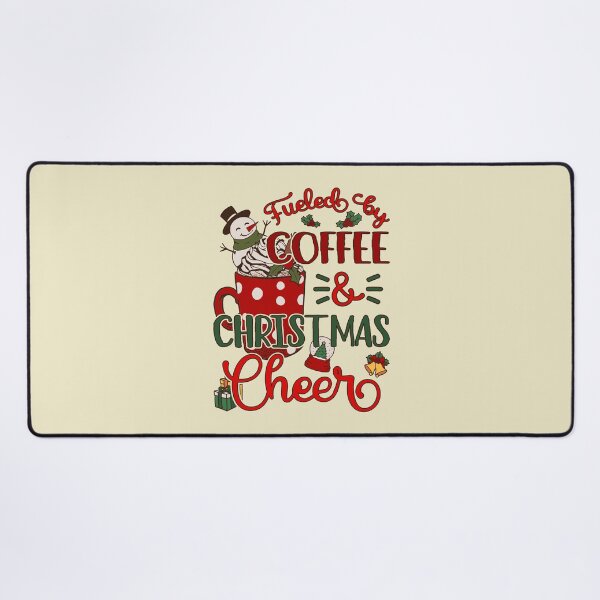Item preview, Fueled By Coffee And Christmas Cheer Colorful Holiday II designed and sold by Lemon Pepper.