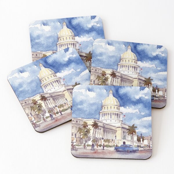 Item preview, El Capitolio La Habana, Dramático cielo de tormenta designed and sold by caracatita75.