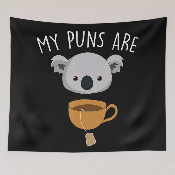 Item preview, My Puns Are Koala Tea Pun Lover Wordplay Humor Funny Joke designed and sold by Moscettakkk.