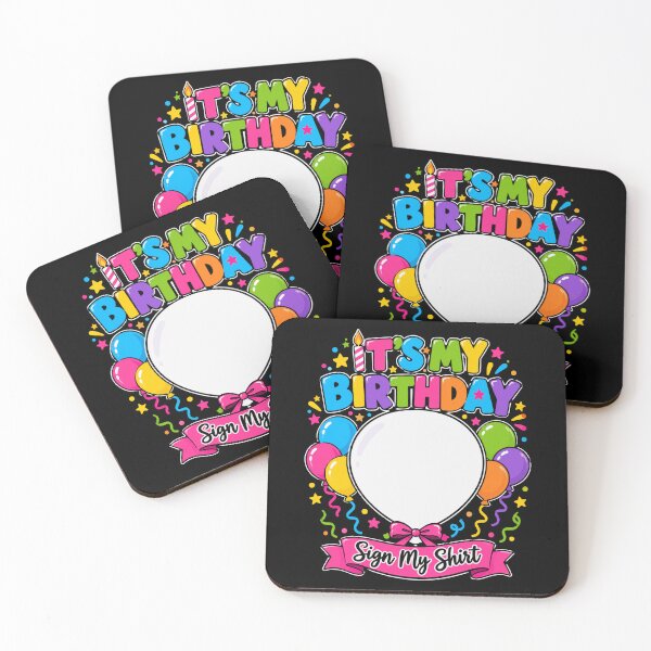 Item preview, It's My Birthday Sign My Shirt Celebration Party Autograph Guest designed and sold by FolkGraphics.
