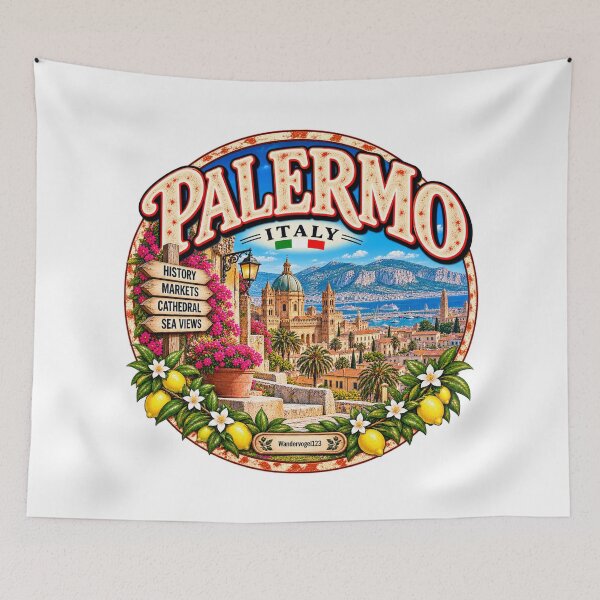 Item preview, Palermo, Sicilia – Catedral, Casco Antiguo y Dolce Vita designed and sold by Wandervogel123.