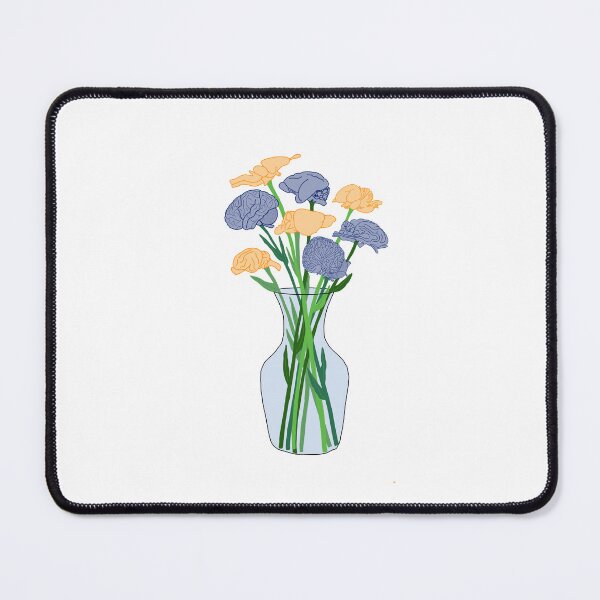 Item preview, Blue and Orange Brain Flower Bouquet designed and sold by Levi & Koda Studio.