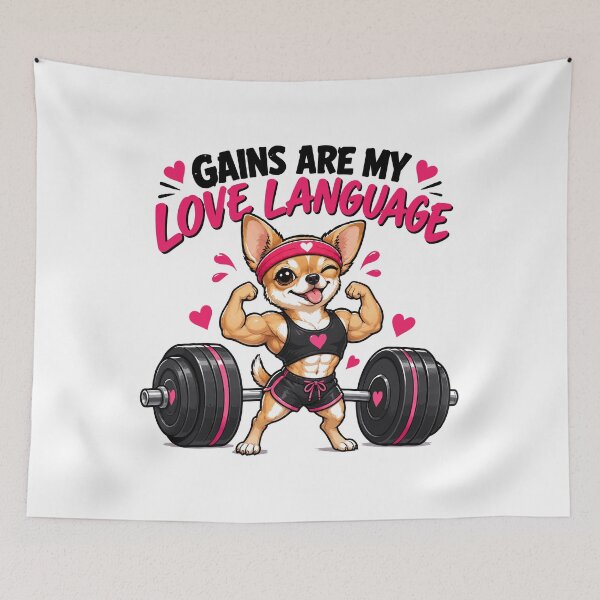 Item preview, GAINS ARE MY LOVE LANGUAGE designed and sold by IconsStyles.
