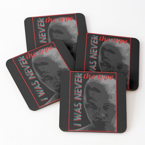 Item preview, I Was Never The Type – Glitch Portrait Cyberpunk Typography designed and sold by Edwere.