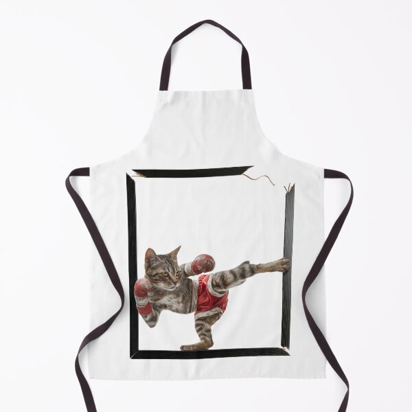 Item preview, Boxing Cat in Red Shorts designed and sold by kolonjArt.