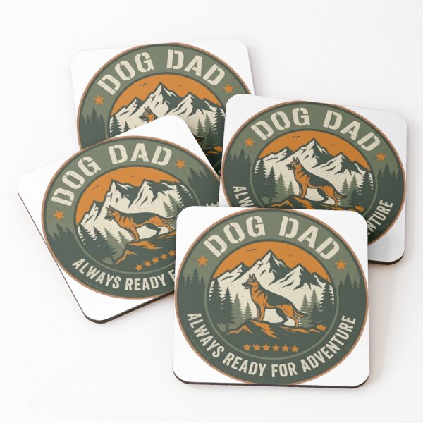 Item preview, Dog Dad Always Ready For Adventure German Shepherd Outdoors designed and sold by Salma.Store.