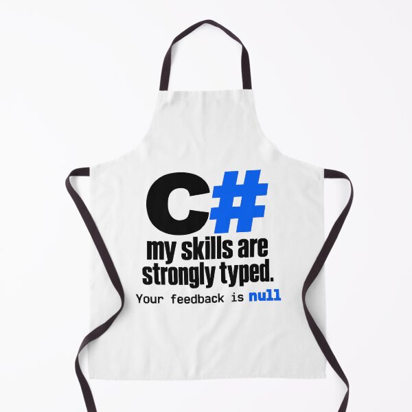 Item preview, C Strongly Typed Funny Programmer Slogan Typography Design designed and sold by ThreadQuirk.