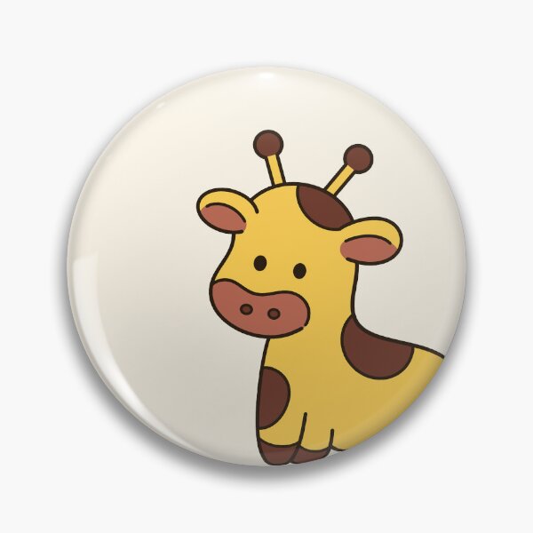 Item preview, Cute Giraffe Kawaii Hand Drawn Vector Illustration designed and sold by Porpor Artwork.