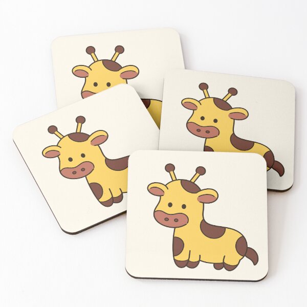 Item preview, Cute Giraffe Kawaii Hand Drawn Vector Illustration designed and sold by Porpor Artwork.