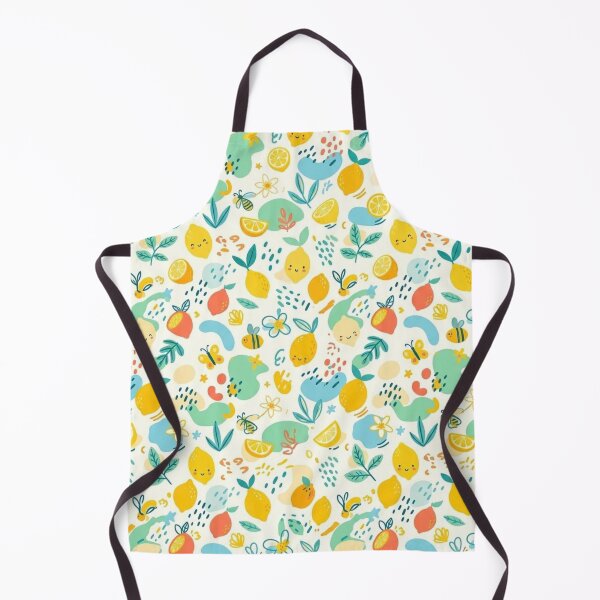 Item preview, Cute Pastel Lemon & Bee Seamless Pattern designed and sold by Differenceee.