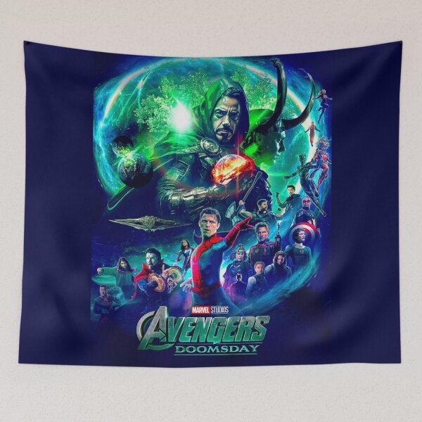 Item preview, Avengers Doomsday Original Custom Vintage Movie Poster Wall Art Tee Design designed and sold by Cool Robot Bro..
