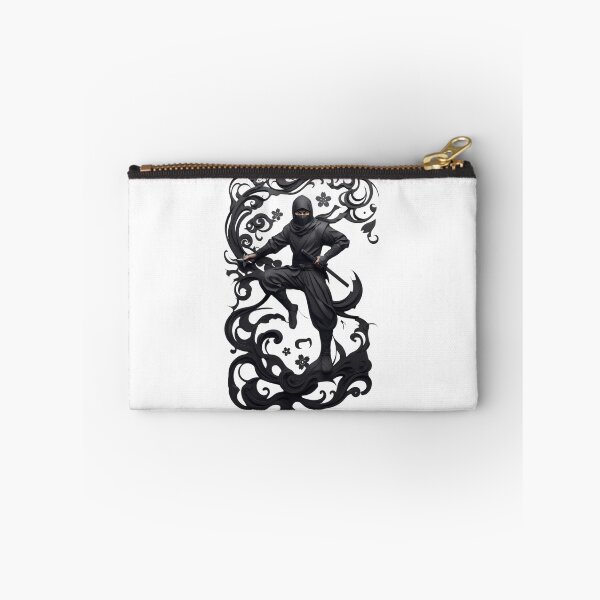 Item preview, Stealthy Black Ninja Action Pose designed and sold by Alexdreamerart.