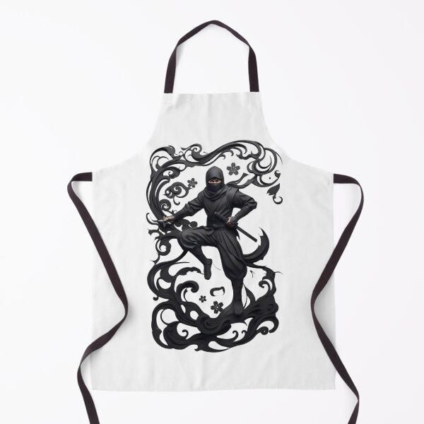 Item preview, Stealthy Black Ninja Action Pose designed and sold by Alexdreamerart.