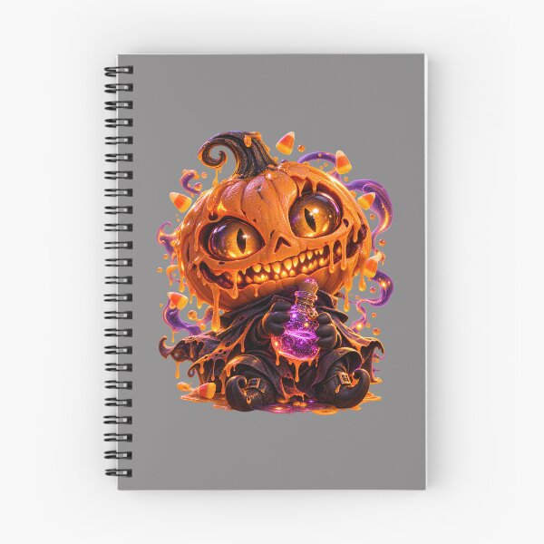 Item preview, Melting Pumpkin Potion Monster – 3D Halloween Art designed and sold by mostanesta.