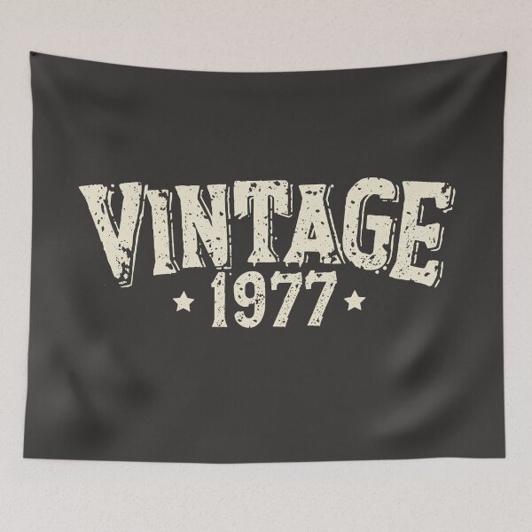Item preview, Vintage 1977 birthday design designed and sold by giftfromheart.