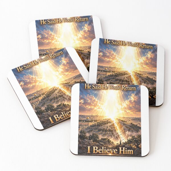 Item preview, He Said He Would Return – I Believe Him | Second Coming of Christ designed and sold by 5PalmsCreative.